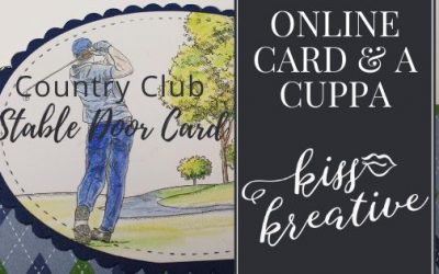 Online Card and a Cuppa – Country Club Golfer Stable Door Card