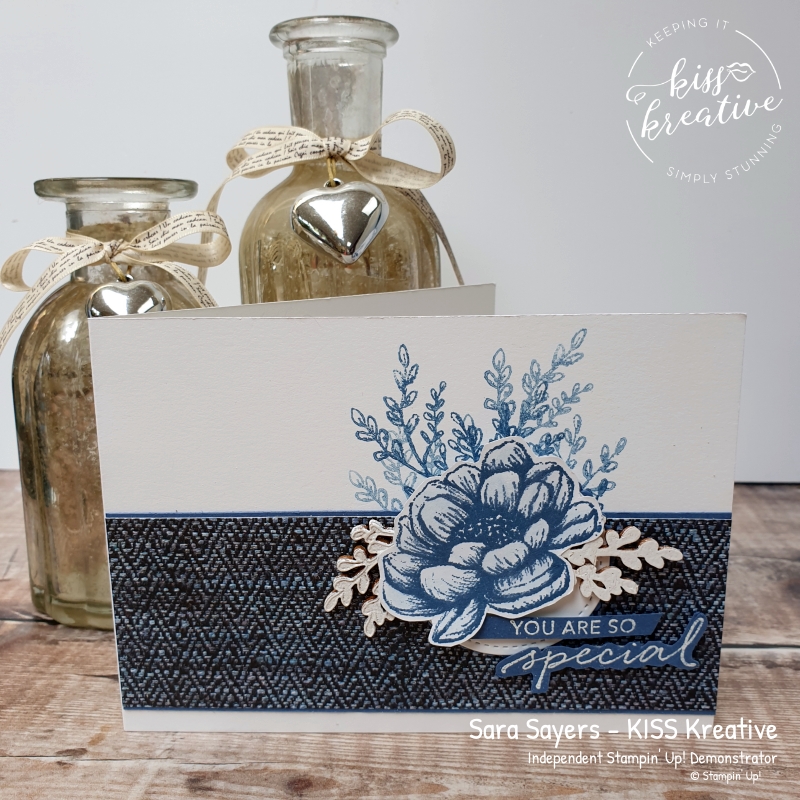 Pretty Cards and Paper - In Good Taste Simple Embossed Flower Card