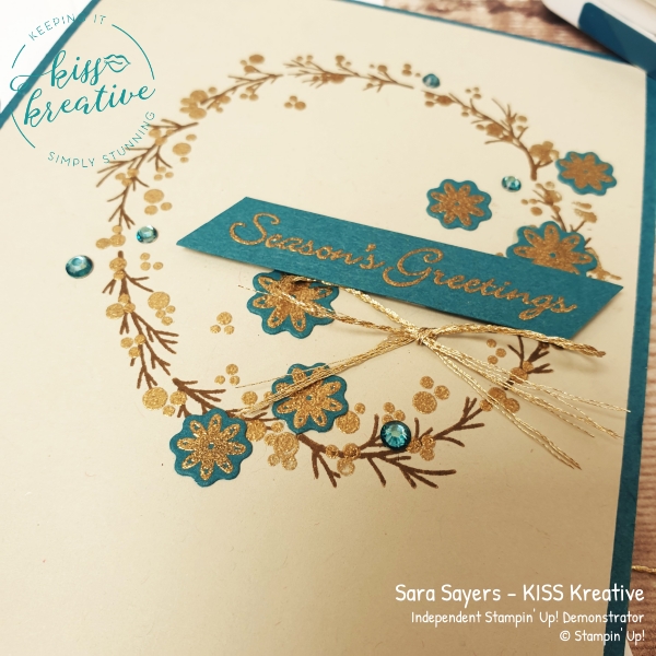 Beautiful Simple Christmas Card using the Ornamental Envelopes from Stampin Up