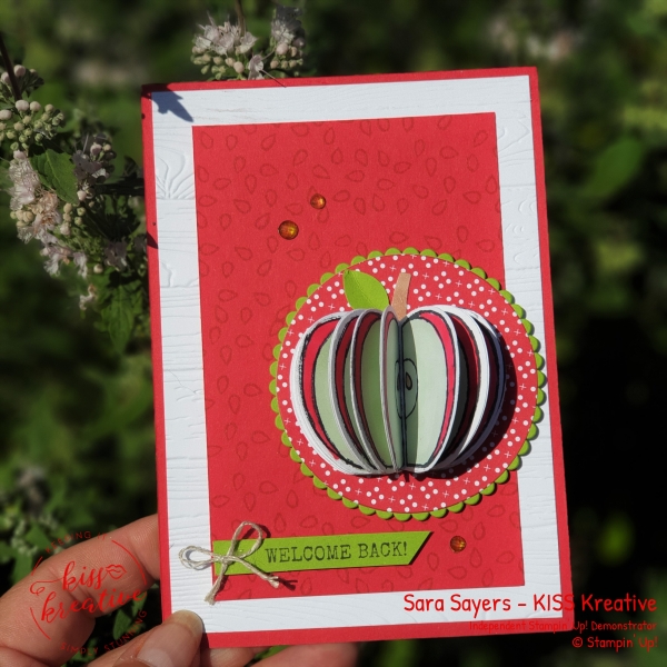 Simple Back to school cards using Harvest Hello by Stampin Up