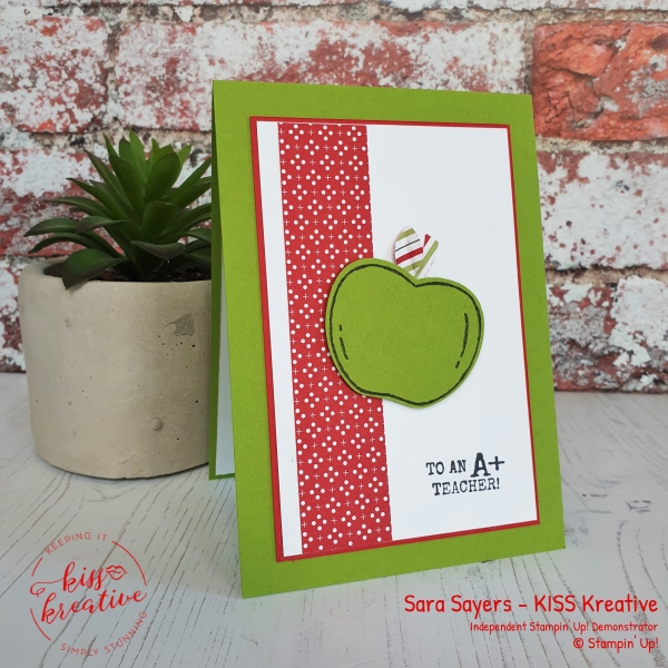 Simple Back to school cards using Harvest Hello by Stampin Up