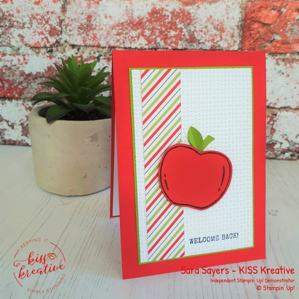 Simple Back to school cards using Harvest Hello by Stampin Up