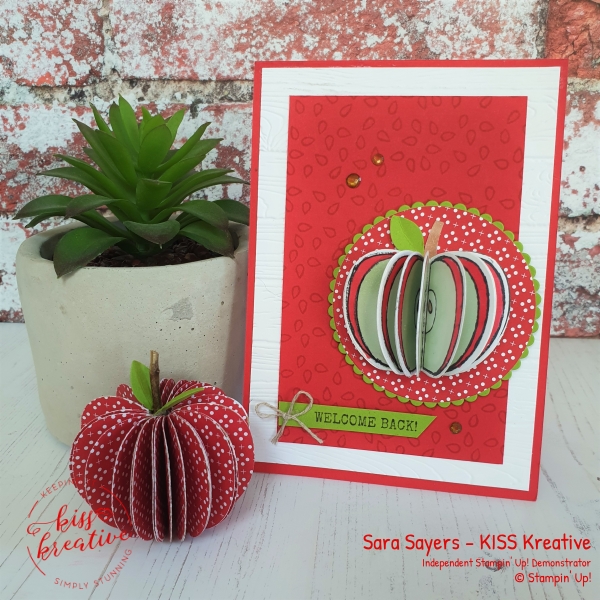 Simple Back to school cards using Harvest Hello by Stampin Up