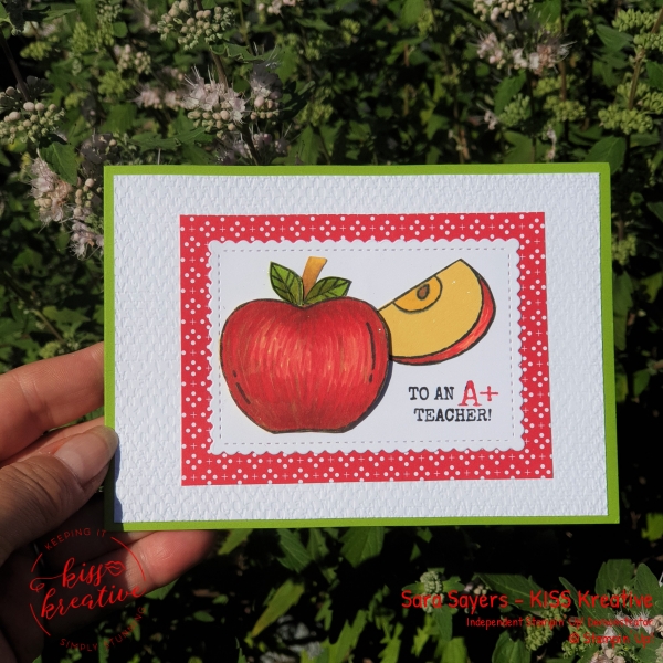 Simple Back to school cards using Harvest Hello by Stampin Up