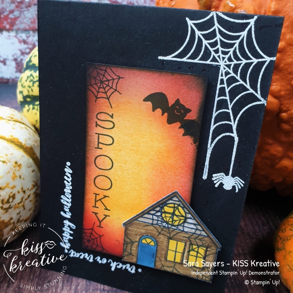 Halloween cards using Festive Corners and Banner Year Stamps sets by Stampin Up