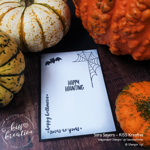 Halloween cards using Festive Corners and Banner Year Stamps sets by Stampin Up