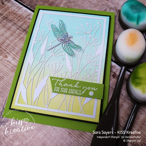 Easy simple cards using the Dandy Laser cut papers from Stampin Up