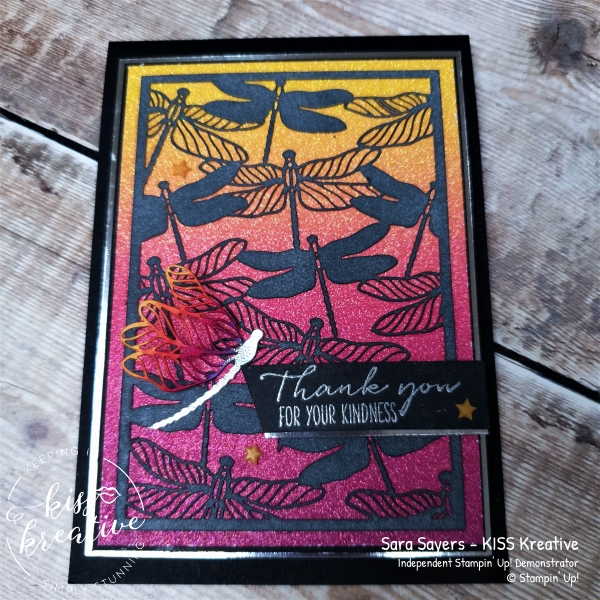 Easy simple cards using the Dandy Laser cut papers from Stampin Up