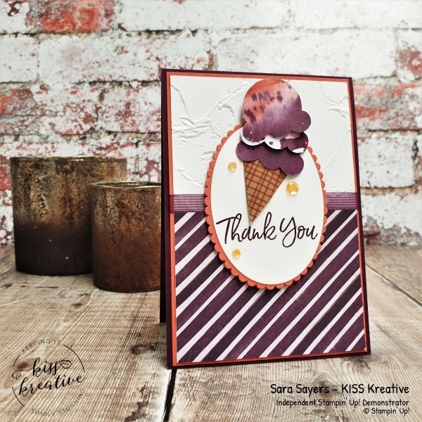 Quick and Easy cards using the Ice Cream Corner Suite from Stampin Up