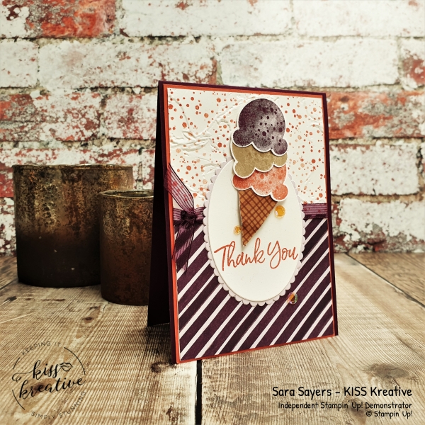 Quick and Easy cards using the Ice Cream Corner Suite from Stampin Up