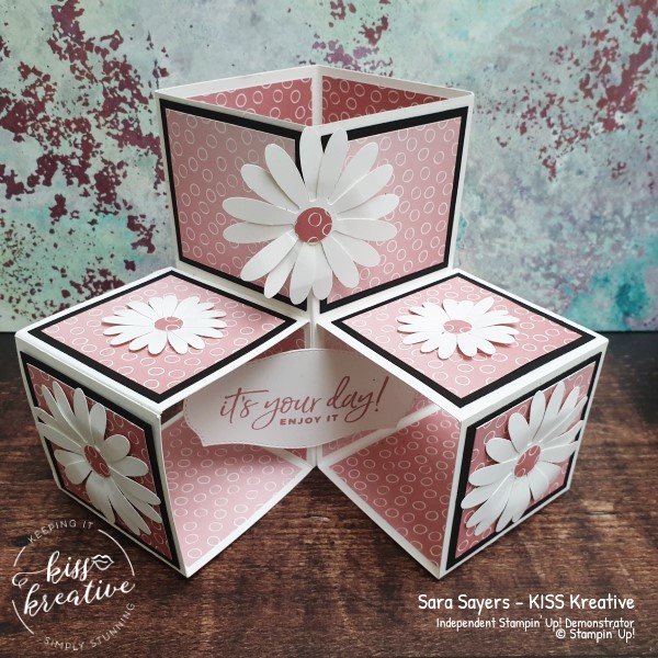 riple Pop-Up Cube Card using Oh So Ombre Designer Series Papers from Stampin Up