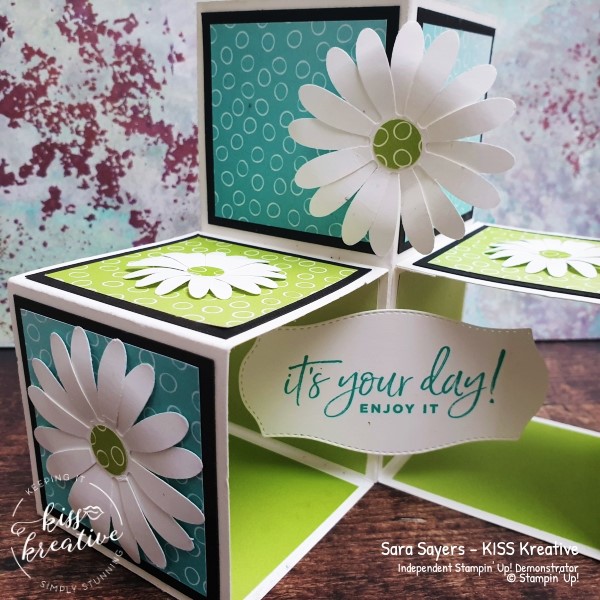 riple Pop-Up Cube Card using Oh So Ombre Designer Series Papers from Stampin Up