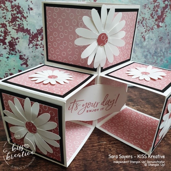 riple Pop-Up Cube Card using Oh So Ombre Designer Series Papers from Stampin Up