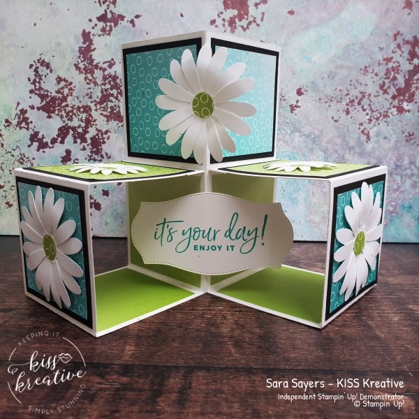 riple Pop-Up Cube Card using Oh So Ombre Designer Series Papers from Stampin Up