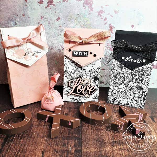 Treat Bags using the Love You Always Suite from Stampin Up