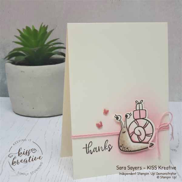 Clean & simple cards using the Snailed It Stamp Set from the Snail Mail Suite by Stampin Up