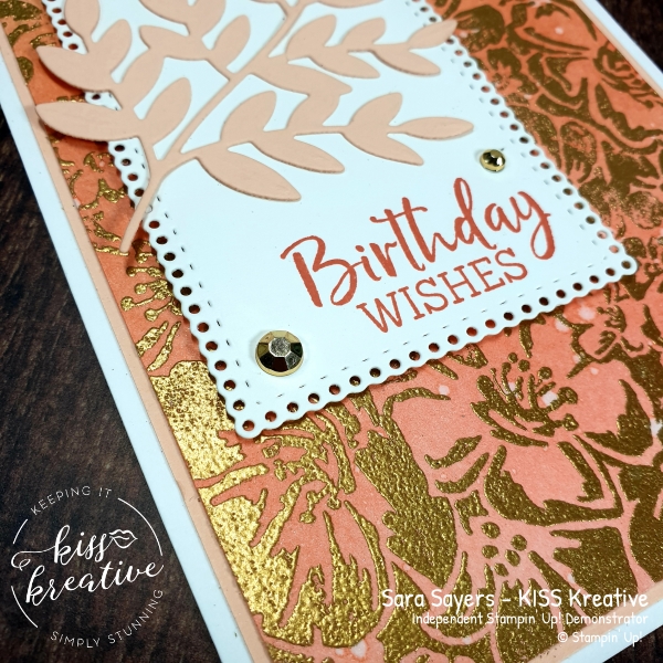 Blended and Embossed cards using the Wild Roses Stamp set.