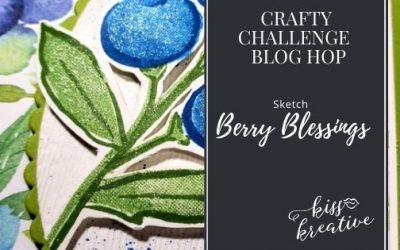 Berry Easy Sketch Card – Crafty Challenge Blog Hop