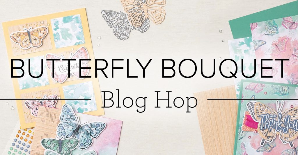 Butterfly Bouquet Blog Hop Flyer 
