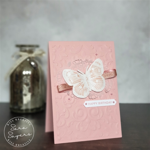 Romantic watercolour cards using the Butterfly Brilliance bundle from the Butterfly Bouquet Collection