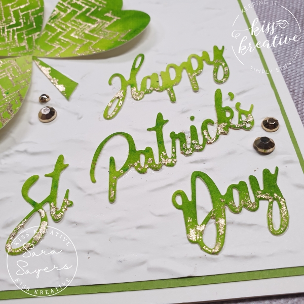 Fun St Patrick's Day Shamrock Card