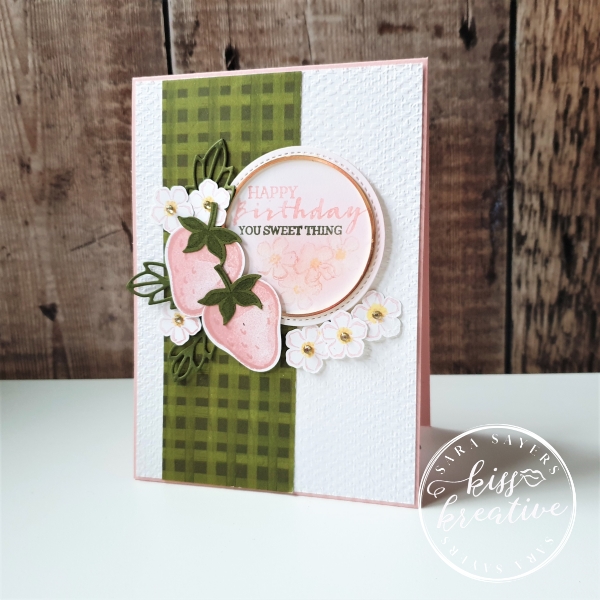 Sketch cards using Bloom & Grow & Sweet Strawberry