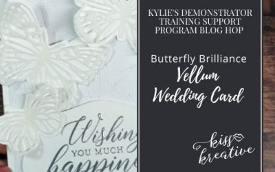 How To Make A Vellum Wedding Card with Butterfly Bouquet