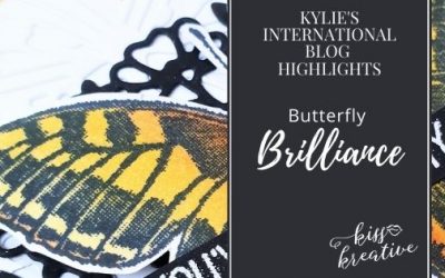 How to make a lace Die cut background with Butterfly Brilliance