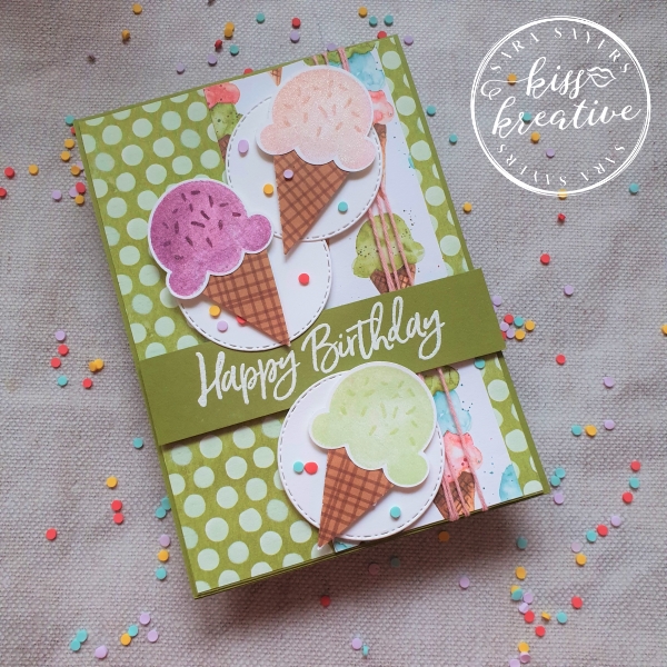 Easy Cards with the Ice Cream Corner Suite from Stampin Up