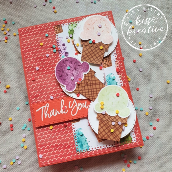 Easy Cards with the Ice Cream Corner Suite from Stampin Up