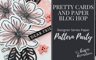 How to Create cute Art in Bloom Pattern Party  Cards – Pretty Cards & Paper Blog Hop