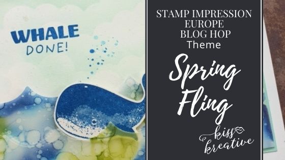 Make It Masculine Whale done card – Stamp Impressions Blog Hop