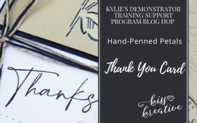 Easy Thank You Cards With Kylie’s Demonstrator Blog Hop June 2021