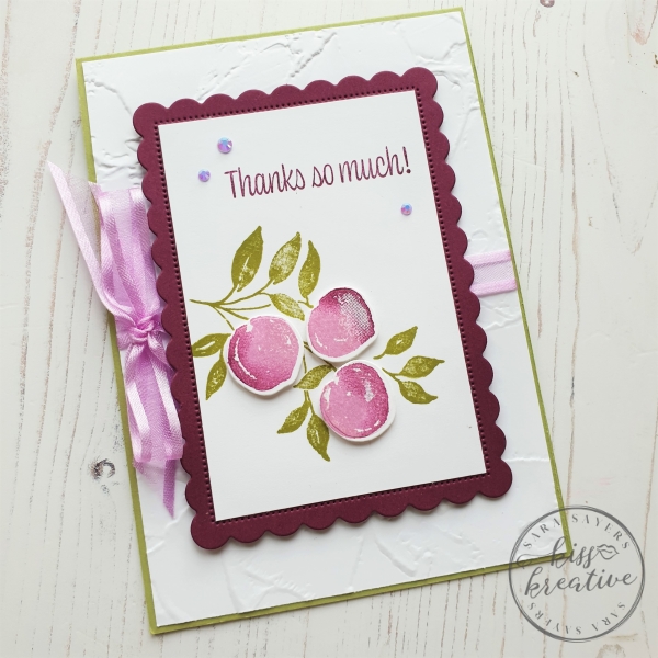 Simple Sweet As A Peach Cards