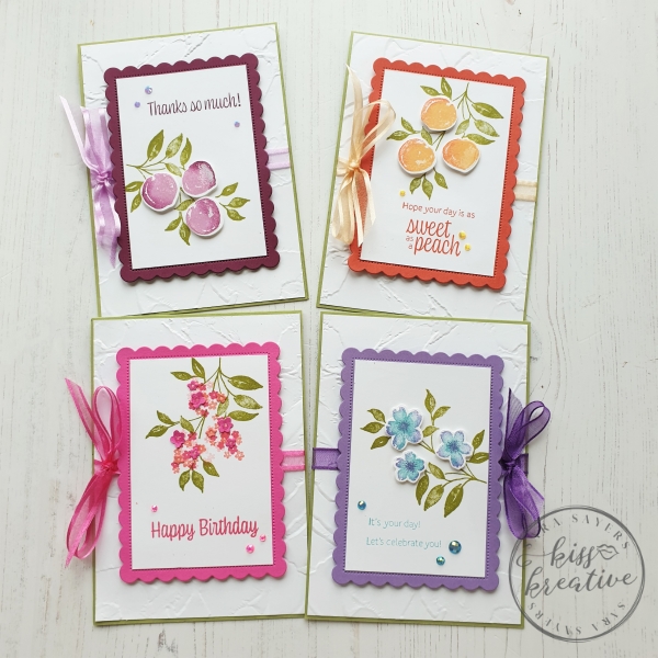 Simple Sweet As A Peach Cards