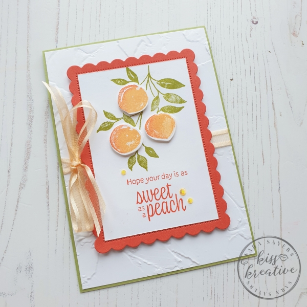 Simple Sweet As A Peach Cards