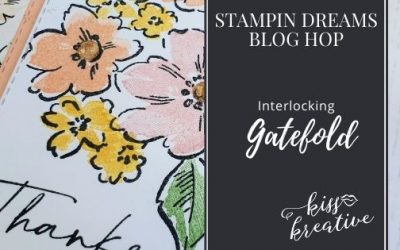 How to make a Gatefold Interlocking card – Stampin Dreams Blog Hop