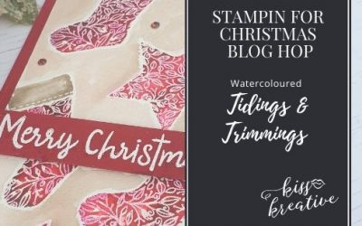 How to create an Easy Tidings & Trimmings Watercolour Christmas Card