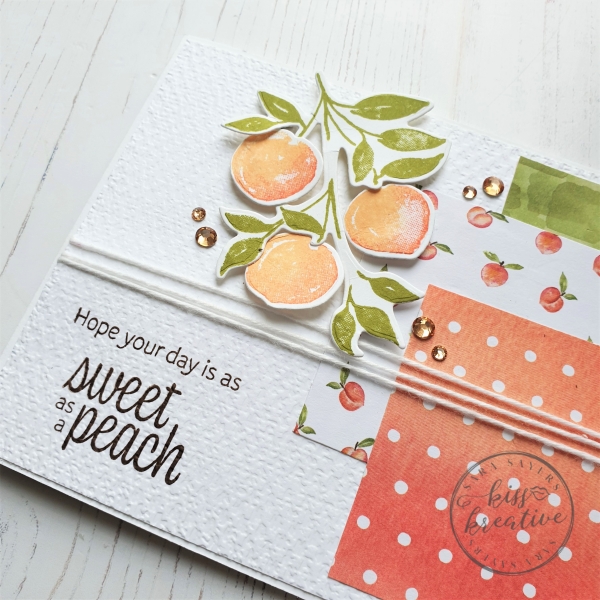 Sweet as a Peach Birthday card