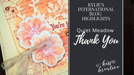 Amazing You’re Too Kind Vintage Style Thank You Card With Quiet Meadow