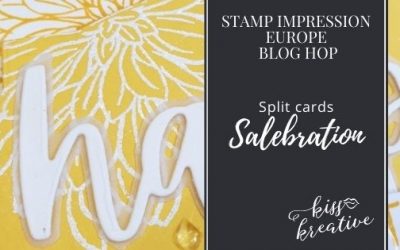 Delicate Dahlias Split Stamped Cards – Stamp Impressions Blog Hop