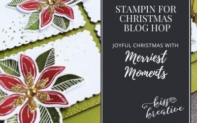 How to Make A Simple Merriest Moments Joyful Christmas Card