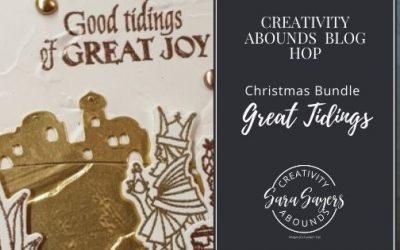 Simple Embossed Three Kings Christmas Card – Creativity Abounds Blog Hop