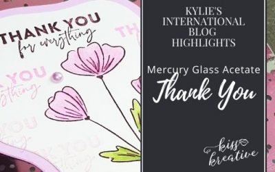 How To Make A Stunning Mercury Acetate Thank You Card