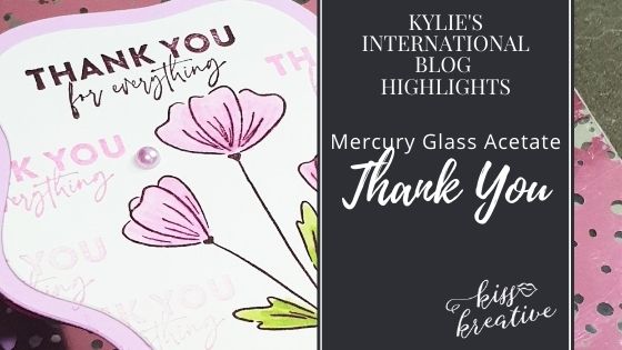 How To Make A Stunning Mercury Acetate Thank You Card