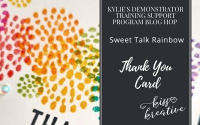 Easy Thank You Cards With Kylie’s Demonstrator Blog Hop January 2022