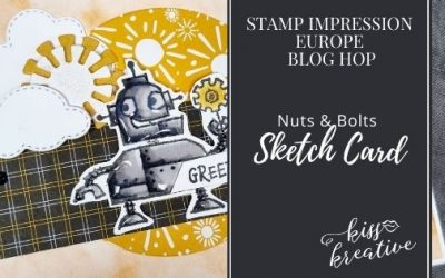 How to make a Greetings Kind Human Robot Card – Stamp Impressions Blog Hop