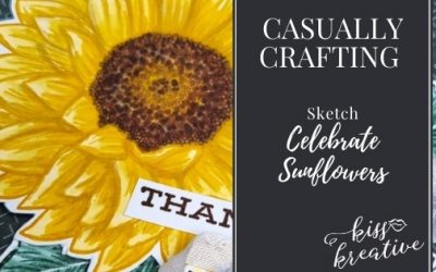 How to Make a Stampin Blends Sunflower Card – Casually Crafting Blog Hop