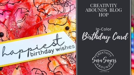 How To Create Original Backgrounds With In-Color Stampin’ Blends  – Creativity Abounds Blog Hop