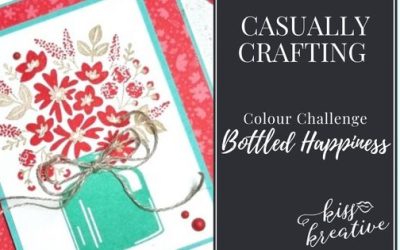 Bottled Happiness Colour Challenge Card – Casually Crafting Blog Hop